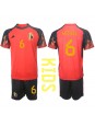 Belgien Axel Witsel #6 Replika Hemmakläder Barn VM 2022 Kortärmad (+ byxor)